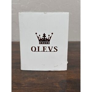OLEVS Rose Gold White Ceramic‎ Musical Note Watch Bangle Set Treble Clef 6650
